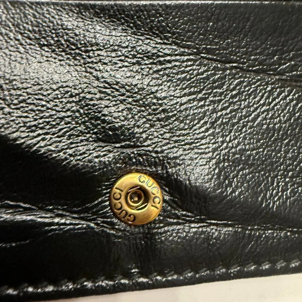 GUCCI GG Marmont  Black Red Leather Wallet Certificate of authenticity ( COA) - Picture 5 of 10